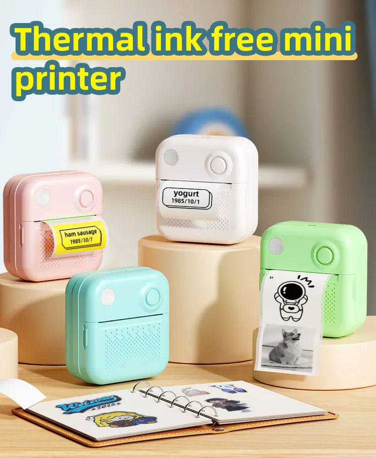 Dolewa D3 Mini Thermal Printer – Labels & Photo Printing