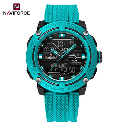 🕰️ NAVIFORCE Luxury Brand Men's Sport Watches Men Dual Display LED Digital Waterproof Leather Strap Quartz Military Watch Man Clock








NAVIFORCE Luxury Brand Men's Sport Watches Men Dual Display LED Digital Waterpro