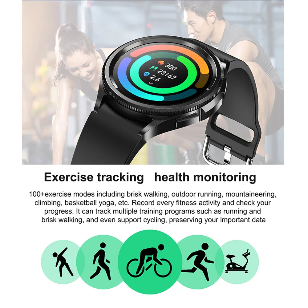Luxorive Smartwatch – Men & Women | Bluetooth Call, Health & Fitness Tracker – 2025