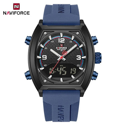 NAVIFORCE Luxury Men's Watches Sport Quartz Watch Men LCD Dual Display Waterproof Luminous Man Wristwatch 2025 Relogio Masculino