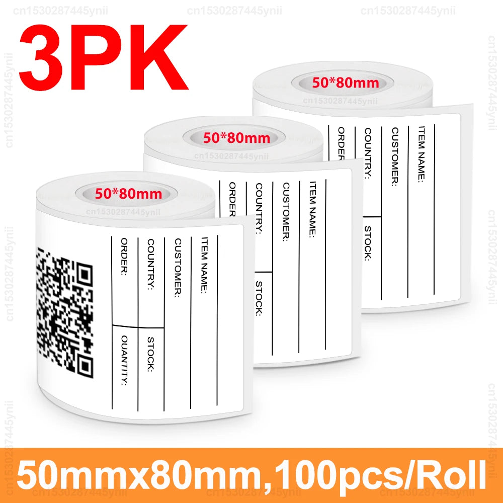 P50 Mini Thermal Label Printer – Portable Barcode & QR Maker