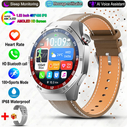 Luxorive GT5 Pro Smartwatch – GPS, AMOLED, Heart Rate, Bluetooth Call, Waterproof