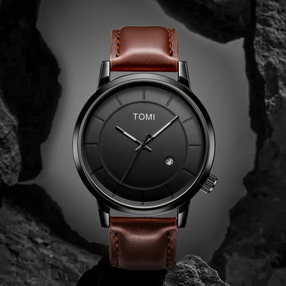 TOMI Luxury Men's Watch Fashion Original Brand Business Men's Quartz Watch