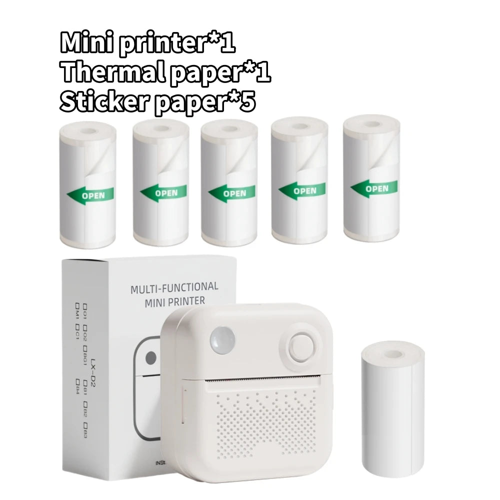 Dolewa D3 Mini Thermal Printer – Labels & Photo Printing