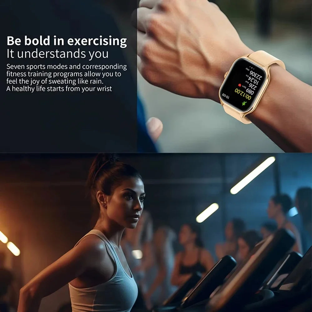 Luxorive TitanView Pro Max 2.01” – Ultra HD Smart Calling Fitness Watch (2025 Edition)