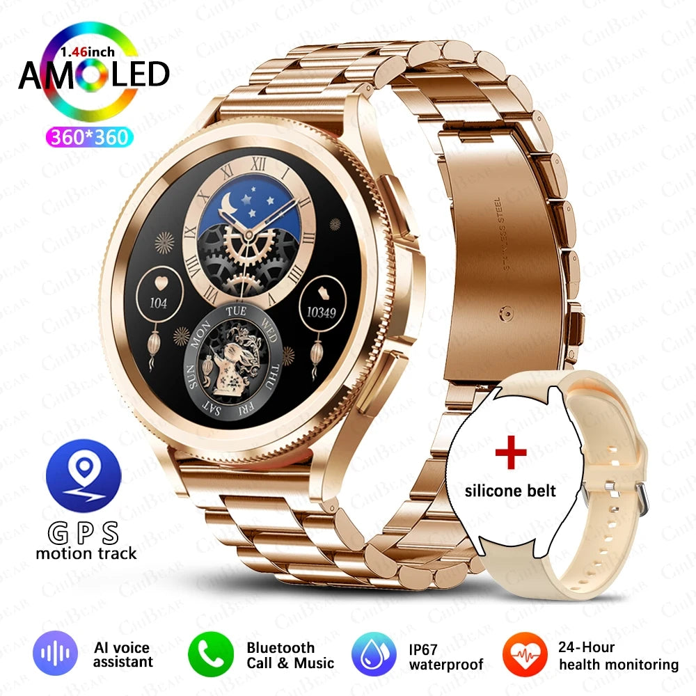 Luxorive Smartwatch – Men & Women | Bluetooth Call, Health & Fitness Tracker – 2025