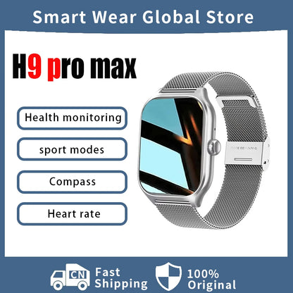 Luxorive TitanView Pro Max 2.01” – Ultra HD Smart Calling Fitness Watch (2025 Edition)