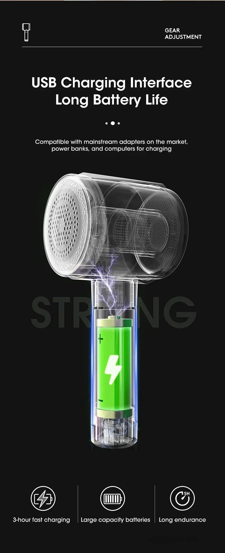 Lint Remover for Clothing Portable Electric Fuzz Pellet Remover LED Display Rechargeable Fabric Shaver Fluff Remover Winter