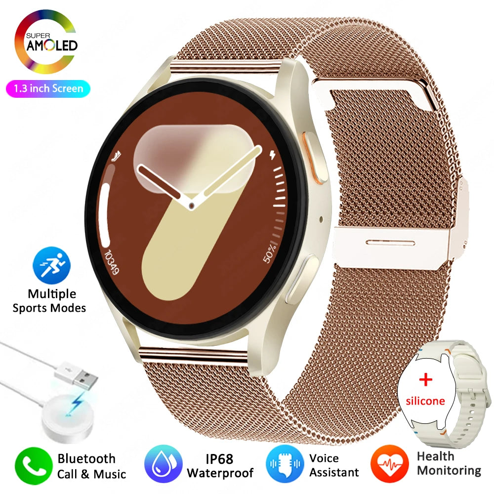 Luxorive AstroFit 7 ⌚ – AMOLED HD Smartwatch with Compass, Bluetooth Calling & Fitness Tracker