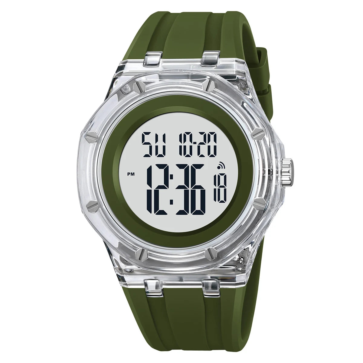 SKMEI Sports Digital Quartz Watch for Men & Women – Waterproof LED Casual Wristwatch with Week & Date Display
