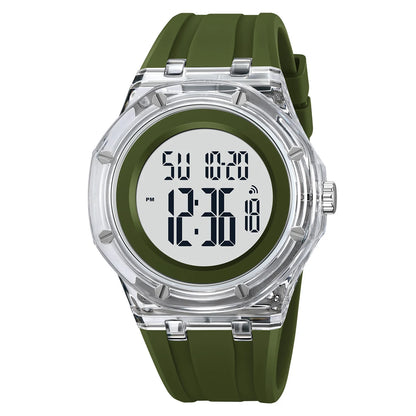 SKMEI Sports Digital Quartz Watch for Men & Women – Waterproof LED Casual Wristwatch with Week & Date Display