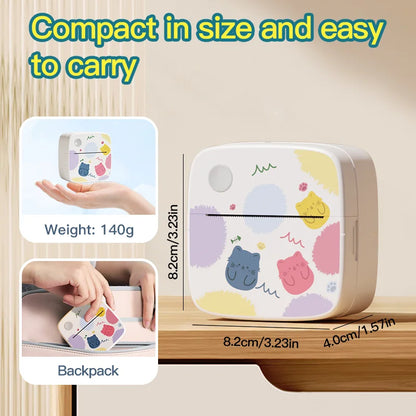 Dolewa D2 Cat Thermal Printer – Portable Labels & Photos