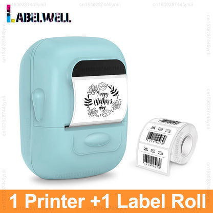 P50 Mini Thermal Label Printer – Portable Barcode & QR Maker