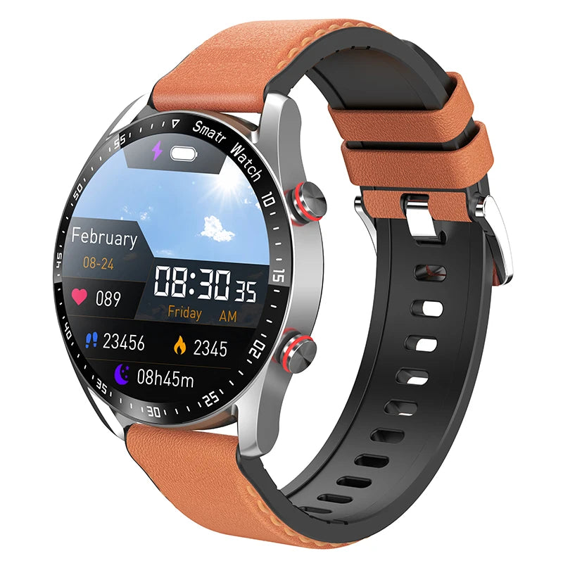 Luxorive ECG+PPG Smartwatch – Health & Sports Tracker with Bluetooth Call + Box