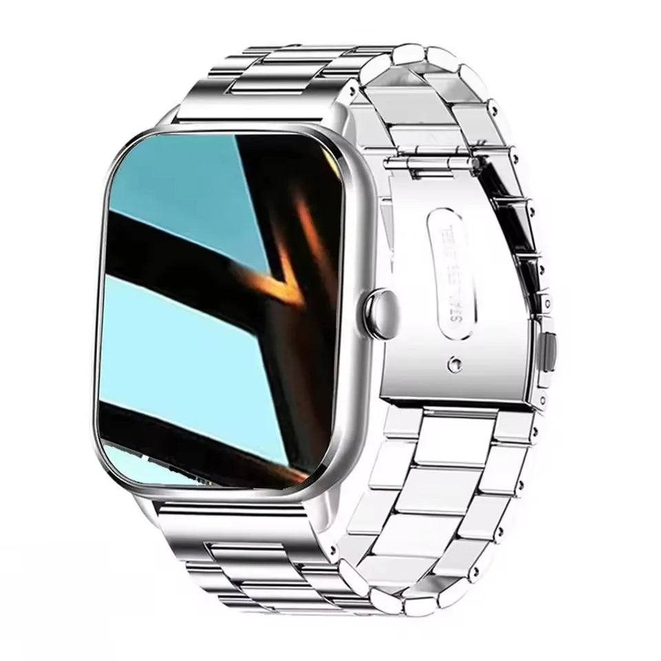 Luxorive GTS Smartwatch – 2.01" HD Display, Bluetooth Call, GPS, NFC, 100+ Sport Modes for Men & Women