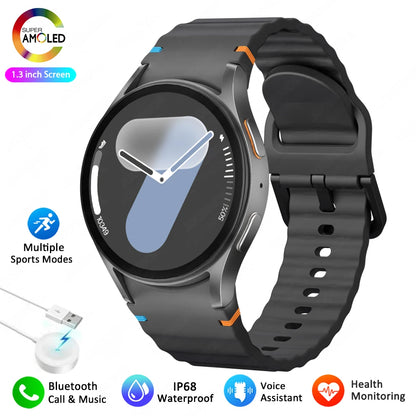 Luxorive AstroFit 7 ⌚ – AMOLED HD Smartwatch with Compass, Bluetooth Calling & Fitness Tracker