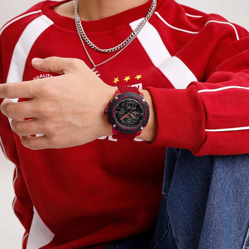 🕰️ NAVIFORCE Luxury Brand Men's Sport Watches Men Dual Display LED Digital Waterproof Leather Strap Quartz Military Watch Man Clock








NAVIFORCE Luxury Brand Men's Sport Watches Men Dual Display LED Digital Waterpro