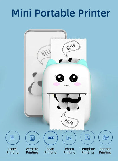 Mini Cat Thermal Printer – Wireless Photo & Label 58mm
