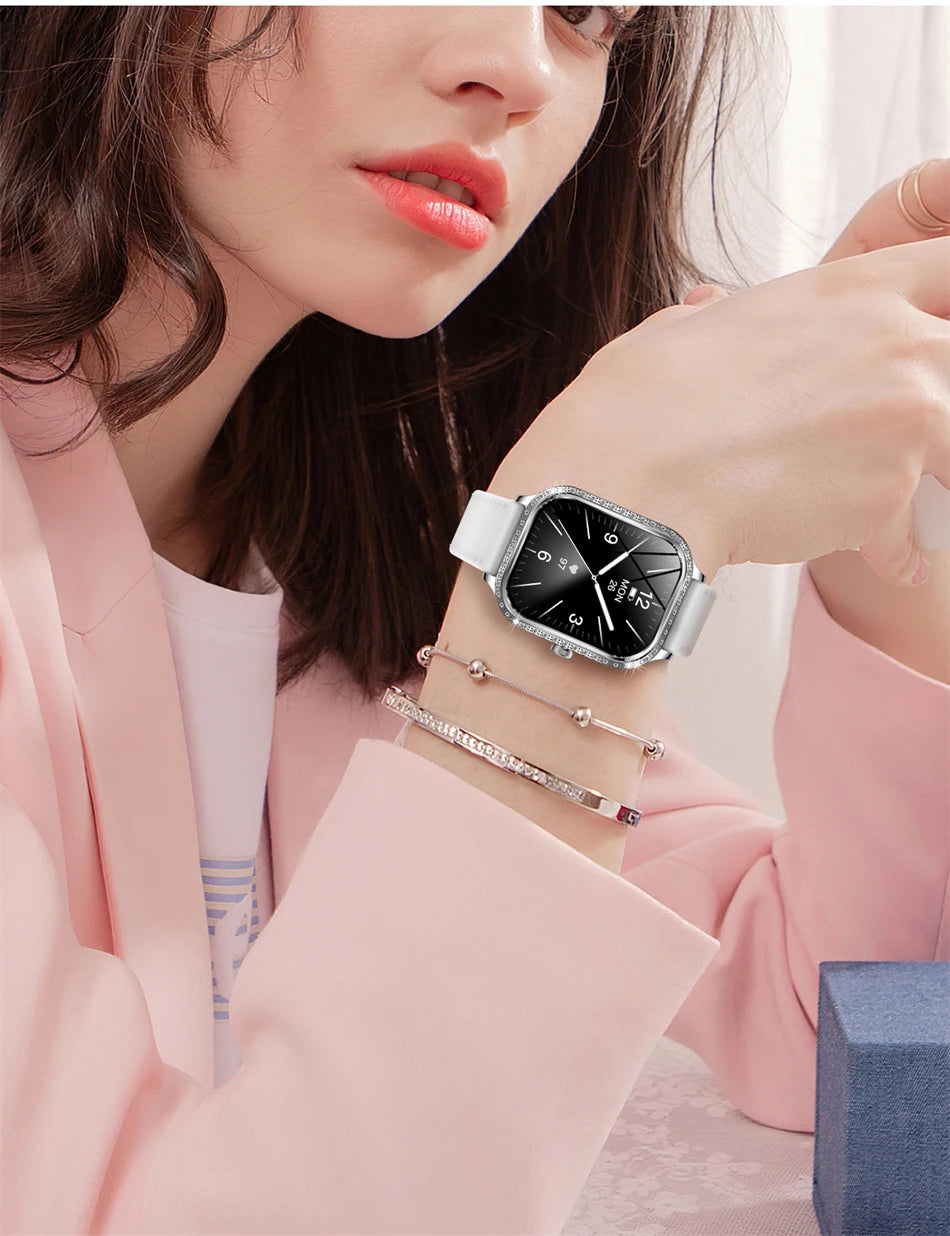 LIGE Women’s Waterproof Smartwatch – Bluetooth Call, Fitness Tracker & Heart Rate Monitor
