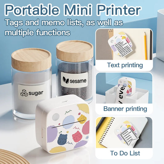 Dolewa D2 Cat Thermal Printer – Portable Labels & Photos