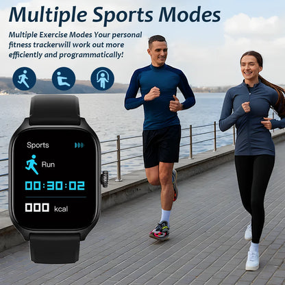 Luxorive TitanView Pro Max 2.01” – Ultra HD Smart Calling Fitness Watch (2025 Edition)