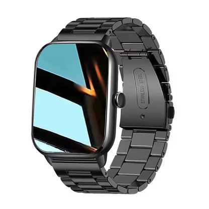 Luxorive GTS Smartwatch – 2.01" HD Display, Bluetooth Call, GPS, NFC, 100+ Sport Modes for Men & Women