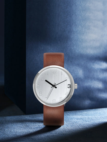 TOMI Men's Watch Luxury Brown Belt Quartz Watch Men's and Women's Leisure Simple Watch Men's Watch Gift