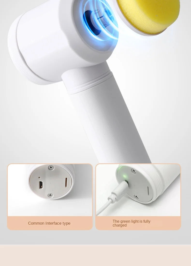 Electric Cleaning Brush – Wireless Scrubber for Kitchen & Bathroom