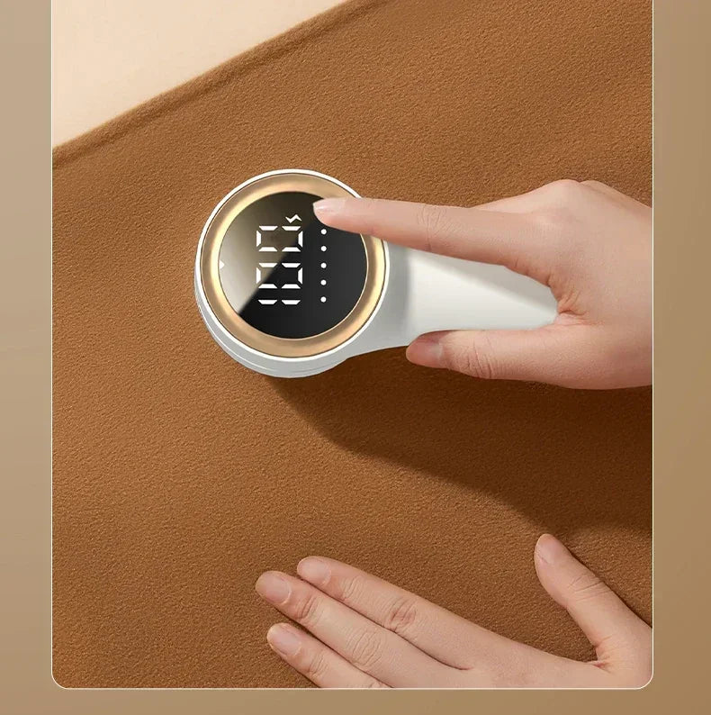 Electric Lint Remover HairBall Trimmer Sweater Defuzzer Intelligent Digital Display Lints Shaver Trimmer USB Charge 5 Gears