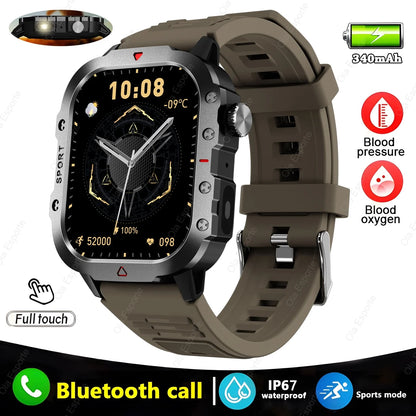 Luxorive TrailMaster Pro – Military GPS Smartwatch with Compass, Flashlight & Bluetooth Call