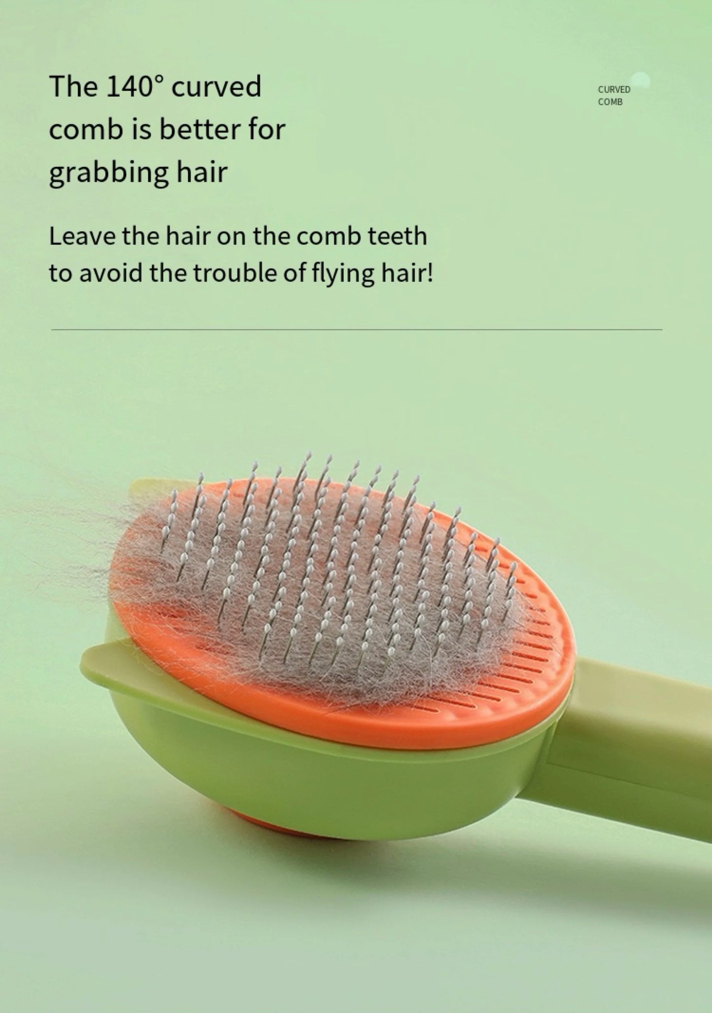 Pet Hair Remover Brush – Self-Cleaning Comb for Cats & Dogs
