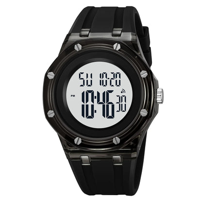 SKMEI Sports Digital Quartz Watch for Men & Women – Waterproof LED Casual Wristwatch with Week & Date Display