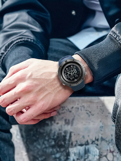 TOMI Men's Watch Night Glow Waterproof Fashion Digital TPU Material Sports Watch