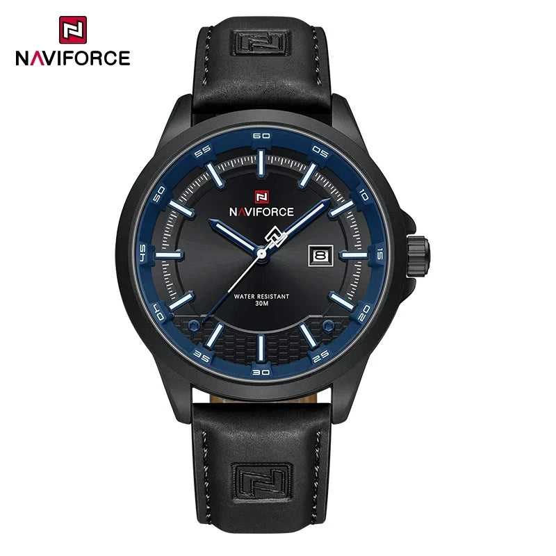 NAVIFORCE Men's Watches Business Calendar Waterproof Luminous Number Quartz Wrist Watches Clocks Gift Relogio Masculino 2025