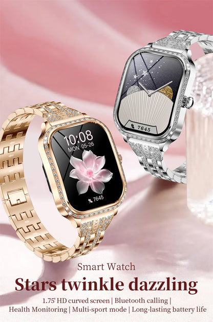 LIGE Women’s Waterproof Smartwatch – Bluetooth Call, Fitness Tracker & Heart Rate Monitor