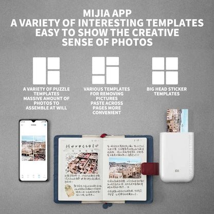 Xiaomi AR 300dpi Mini Photo Printer – Portable Pocket Printer