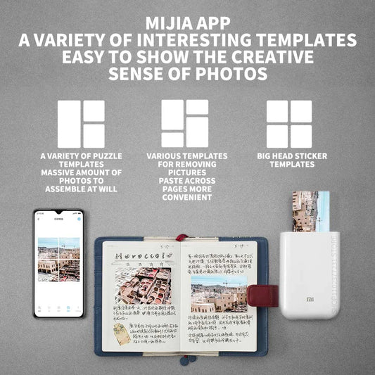 Xiaomi AR 300dpi Mini Photo Printer – Portable Pocket Printer