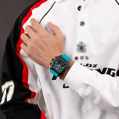 NAVIFORCE Luxury Men's Watches Sport Quartz Watch Men LCD Dual Display Waterproof Luminous Man Wristwatch 2025 Relogio Masculino