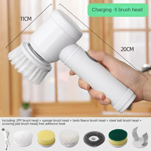 Electric Cleaning Brush – Wireless Scrubber for Kitchen & Bathroom