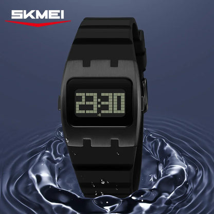 SKMEI 2415 Original Waterproof Luminous Digital Watch for Men – Chronograph with Alarm & Calendar