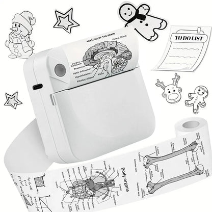Mini Thermal Printer – Inkless Pocket Printer for Photos & Notes"