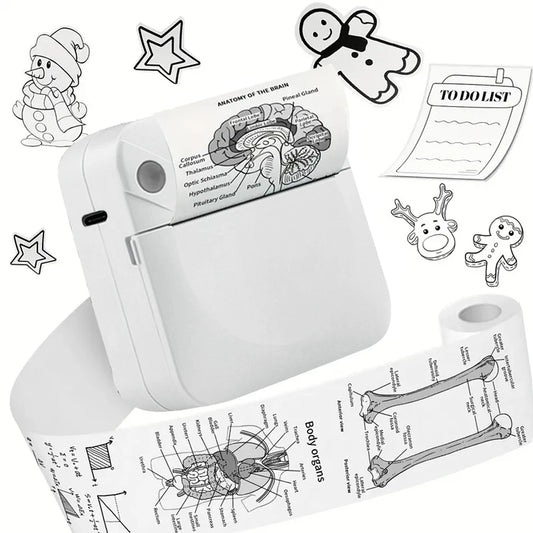 Mini Thermal Printer – Inkless Pocket Printer for Photos & Notes"
