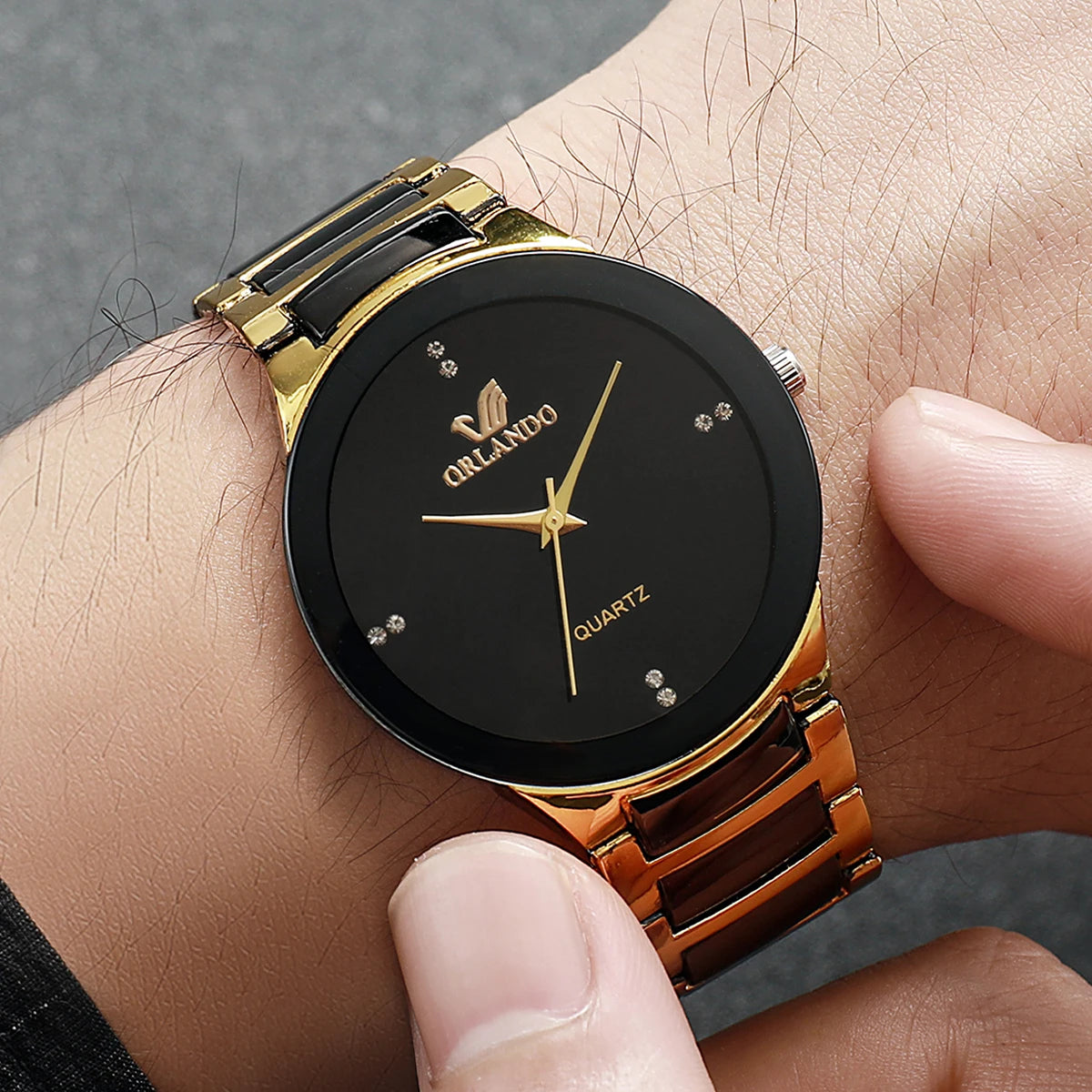 Luxorive HeartSync – Couple's Matching Quartz Watch Set (1 or 2 PCS)