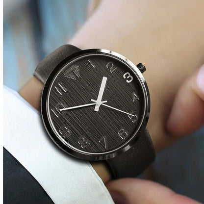 TOMI Men's Watch Luxury Brown Belt Quartz Watch Men's and Women's Leisure Simple Watch Men's Watch Gift