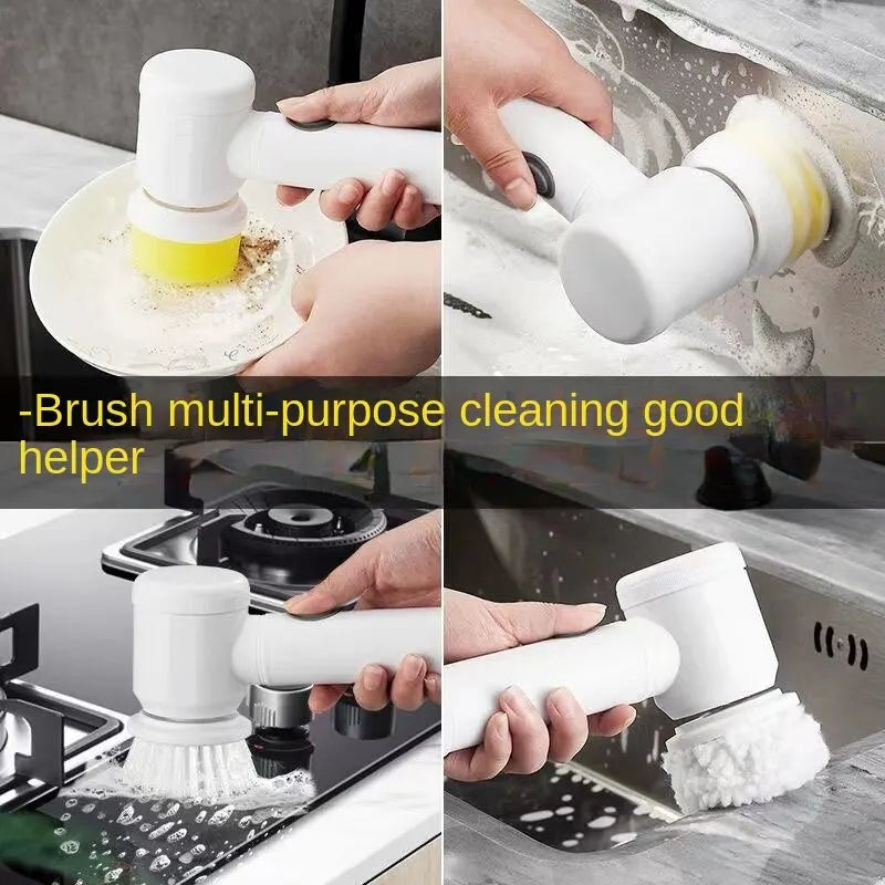Electric Cleaning Brush – Wireless Scrubber for Kitchen & Bathroom