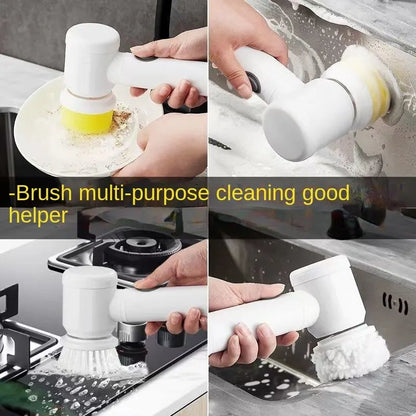 Electric Cleaning Brush – Wireless Scrubber for Kitchen & Bathroom