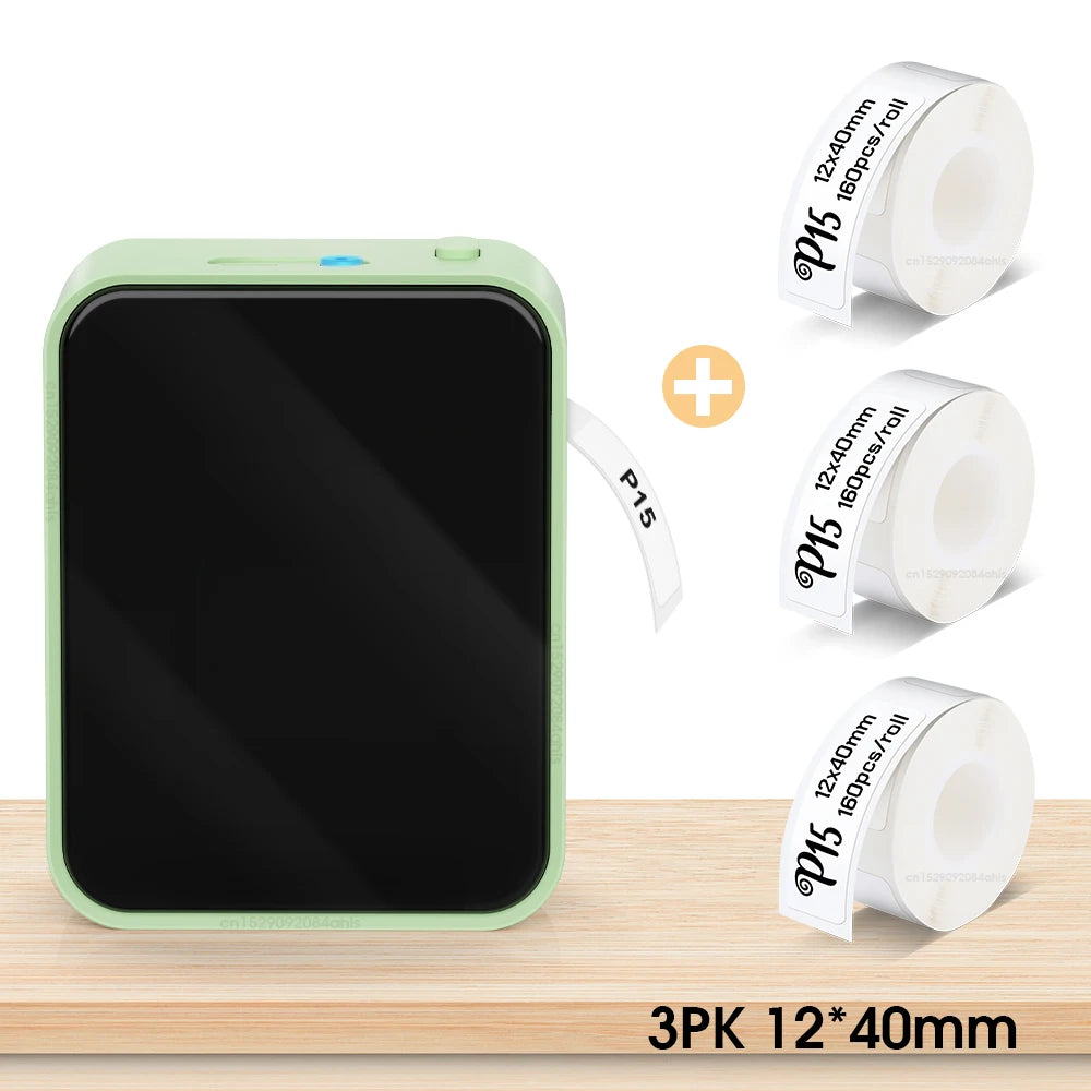 P15 Mini Bluetooth Label Printer – Portable & Thermal