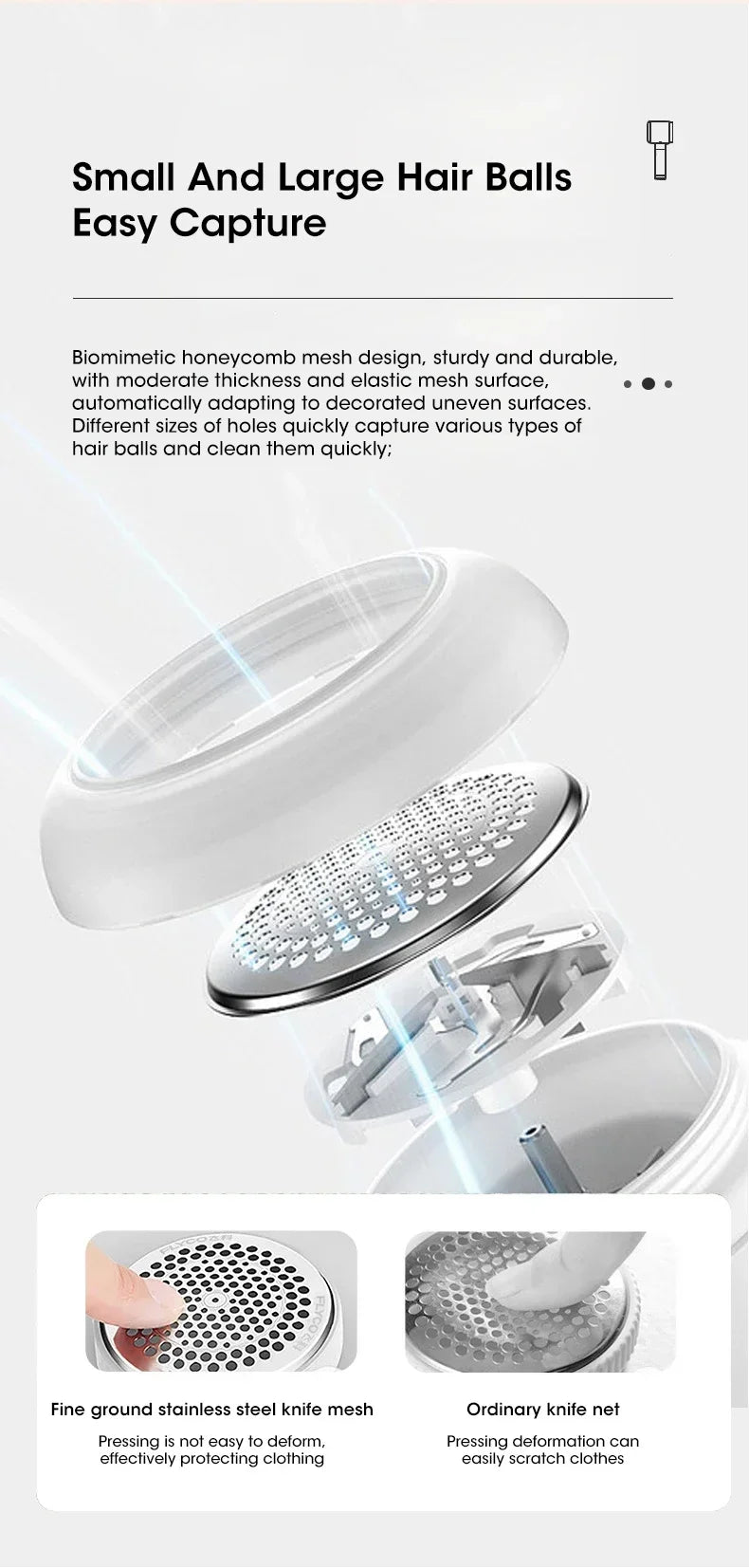 Lint Remover for Clothing Portable Electric Fuzz Pellet Remover LED Display Rechargeable Fabric Shaver Fluff Remover Winter