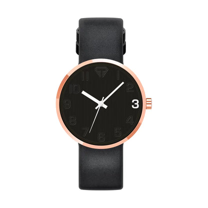 TOMI Men's Watch Luxury Brown Belt Quartz Watch Men's and Women's Leisure Simple Watch Men's Watch Gift
