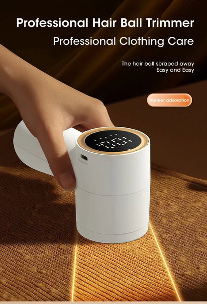 Electric Lint Remover HairBall Trimmer Sweater Defuzzer Intelligent Digital Display Lints Shaver Trimmer USB Charge 5 Gears
